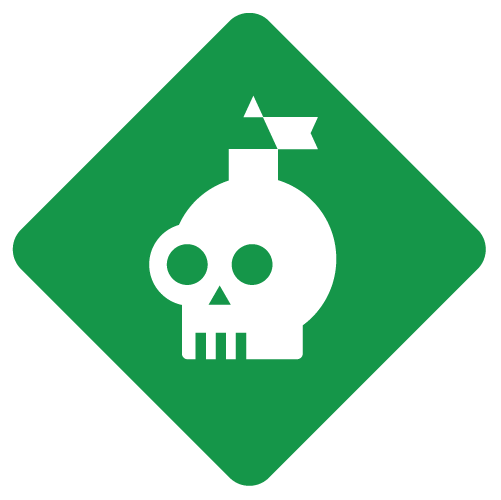 green sticker logo